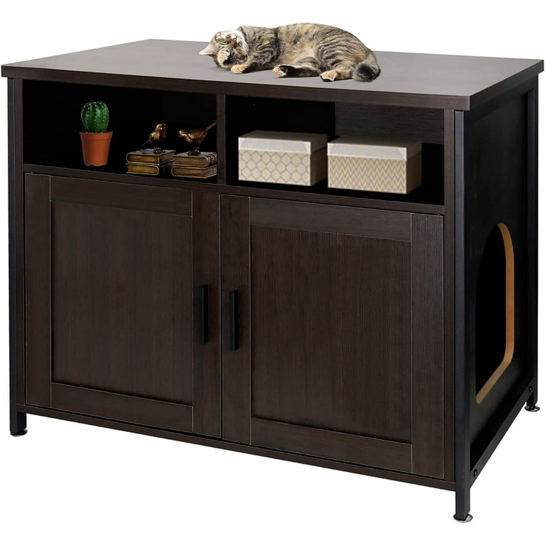 2 cat litter store box furniture