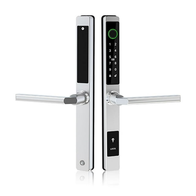 Door Lock, TTLock Smart Lock Waterproof Outdoor Fingerprint APP RFID Code Keyless Electronic Door Lock ,Easy to Install