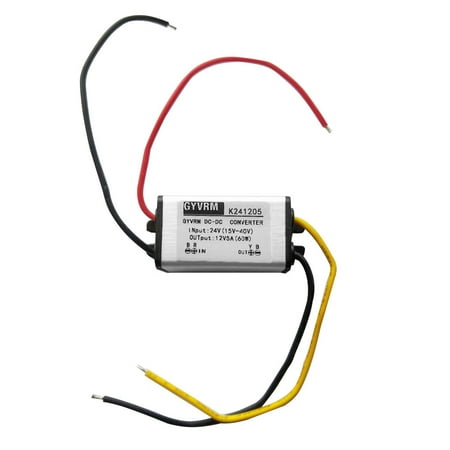 

Carevas Portable DCDC Converter Regulator 24V Step Down To 5A 60W Energy Saving Transformer Waterproof Converter