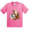 thumbnail image 3 of Inktastic Happy Farm Animals Youth T-Shirt, 3 of 5