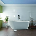 thumbnail image 7 of Vanity Art 55'' x 28'' Freestanding Bathtub Acrylic Soaking, 7 of 7