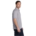 thumbnail image 3 of Hanes 5.2 oz. 50/50 ComfortBlend EcoSmart Jersey Knit Men Polo Light Steel Medium, 3 of 3