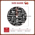 thumbnail image 2 of Fotbe Pasta Bacon Pattern Christmas Tree Skirt, Tree Skirts Plush Christmas Decorations, Christmas Tree Skirts Xmas Decorations Holiday Party Decor-30", 2 of 6