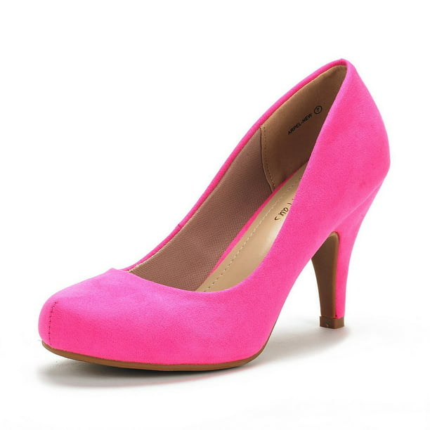 Dream Pairs - DREAM PAIRS Women's Low Heel Pump Shoes Toe Formal Elegant Slip On Pump Shoes ARPEL Size 10 - Walmart.com Walmart.com
