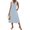 Royal Blue, variant on Women's Fashion Casual Checkered Striped Printed Dress