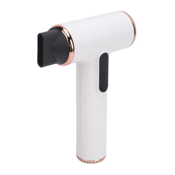 Small Cordless Hair Dryer, Compact Blow Dryer Safe Portable USB Rechargeable 3 Speeds 15000mAh Fast Drying for Kids for Outdoor