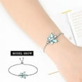 thumbnail image 3 of Crystal Butterfly Cremation Bracelet for Ashes for Women Stainless Steel Pendant Birthstone Crystal Cremation Bracelet for Women, 3 of 6