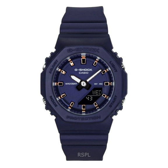 Casio G-Shock Analog Digital Resin Strap Blue Dial Quartz GMA-P2100M-2A 200M Women's Watch