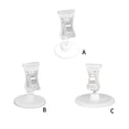 thumbnail image 3 of Inteprter Clip de succión Sucker Clamp Soporte de estante Autoadhesivo Suministros para el hogar Clips de etiqueta de precio de larga duración Cadenas y protecciones para puertas de seguridad 2.8 cm, 3 of 6