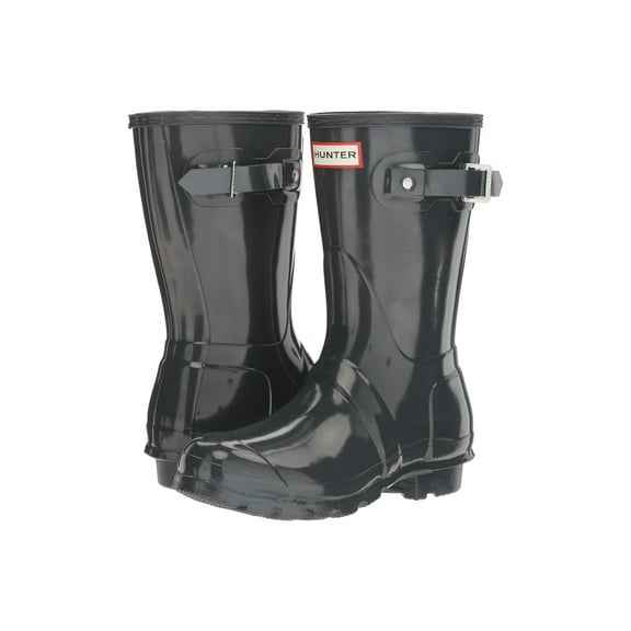 Hunter WFS1000RGL Women's Original Short Gloss Boots All Colors (5 B(M) US Women, Dark Slate)