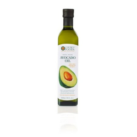 Chosen Foods 100% Pure Avocado Oil 16.9 oz., Non-GMO for High-Heat Cooking, Frying, Baking, Homemade Sauces, Dressings and (Best Kind Of Oil For Deep Frying)