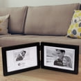 thumbnail image 4 of Concepts Series Wood Frame for 4x6" Double Horizontal Photograph, Black, 4 of 4