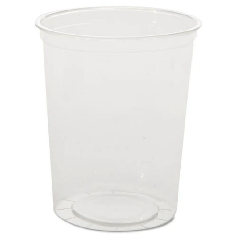 Deli Containers, 8 oz, Clear, Plastic, 50/Pack, 10 Pack/Carton Deli Containers, 8 oz, Clear, Plastic, 50/Pack, 10 Pack/Carton