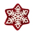 thumbnail image 2 of kladzum Snowflake Christmas Rug 23.6" Round Decorative Floor Mats Nonslip Rocking Chair Rugs Living Room Bedroom Bedside Small Carpet for Holiday Party Decor, 2 of 6