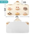 thumbnail image 4 of Yayeee Kids Hooded Towels Toddler Soft Absorbent Beach Bathing Wrap 50" x 23.5", Red Cakes, 4 of 5