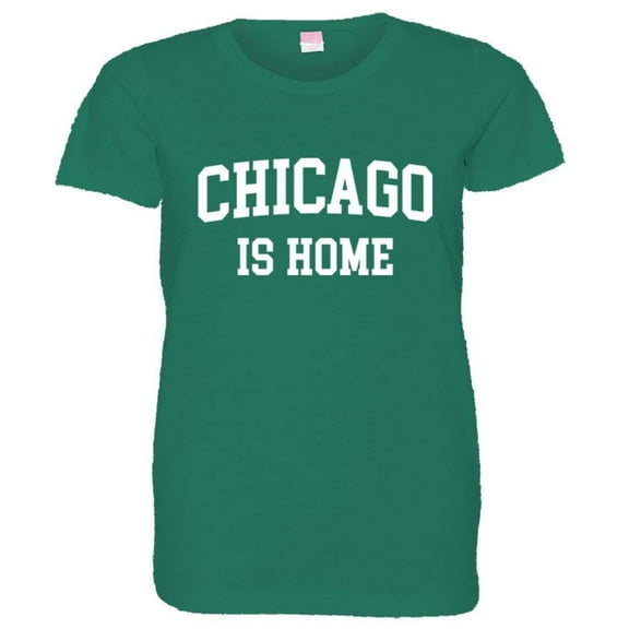 PleaseMeTees™ Womens Chicago Is Home Born In From Chitown Illinois Tee