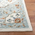 thumbnail image 3 of Safavieh Heritage Kagan Oriental Area Rug, Ivory/Blue, 6' x 6' Square, 3 of 11