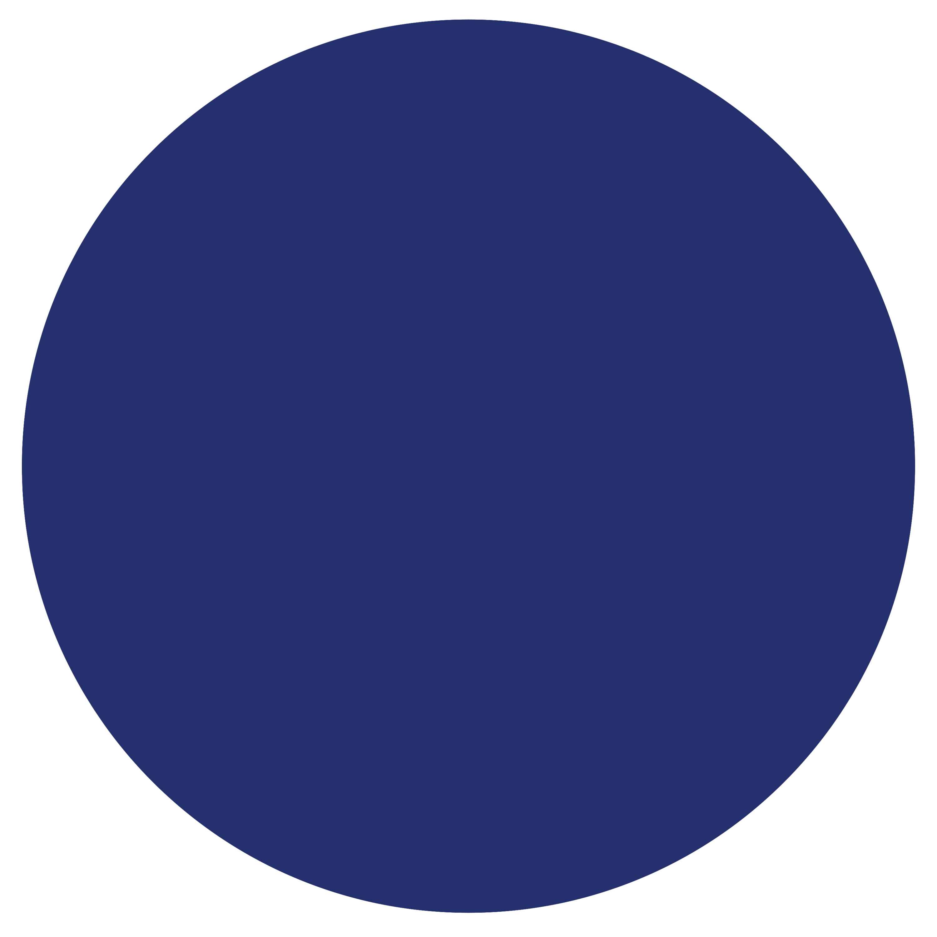 1 Count 84IN Navy Round Plastic Table Cover by Way To Celebrate