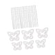 thumbnail image 5 of Marco de corona floral Marco de corona de flores Decoración del hogar Decoración Arreglo floral 6x mariposa, 5 of 8