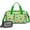 Green Dinosaurs Cacti-2, variant on Women Men Gym Bag,Green Dinosaurs Cacti Pattern Small Duffle Bag Spend the Night Bags for Women with Shoes Compartment Washbag,Detachable Shoulder Strap,19.7x8.3x11 Inches