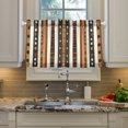 thumbnail image 2 of Yayeee Kitchen Curtains Tier Pair Light Filtering 27"x36" Rod Pocket Short Cafe Window Panel, Abstract Dots, 2 of 7