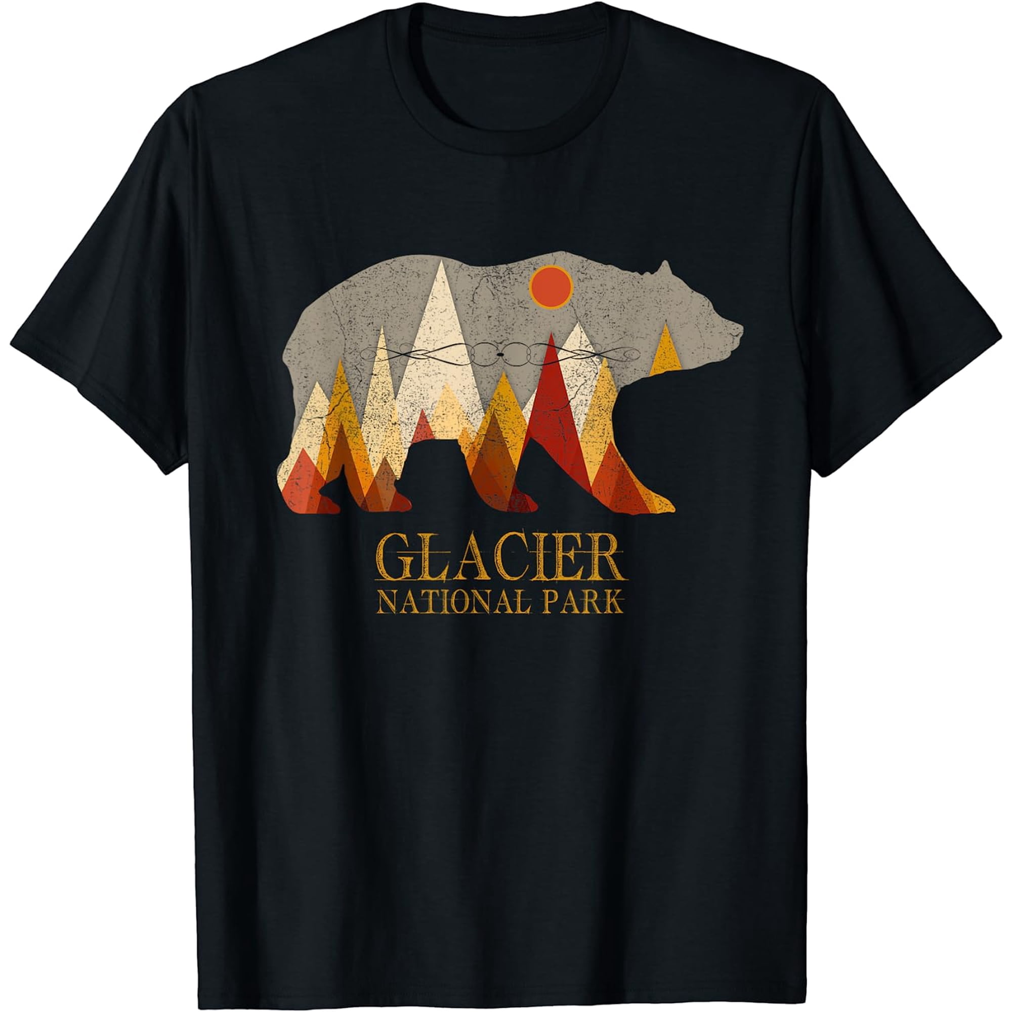 Glacier National Park Grizzly Bear Montana T-Shirt