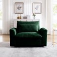 thumbnail image 2 of Deep Seat Sofa with 10 Combinations in Green Corduroy - Fit Any Decor Style, 2 of 6