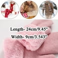 thumbnail image 3 of IDALL Snow Gloves,Ski Gloves Thermal Gloves For Womens Winter Gloves Warm Gloves Fleece Lined Knit Gloves Elastic Cuff Knit Warm Lined Gloves Gloves for Cold Weather,Winter Gloves Pink, 3 of 4