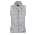 thumbnail image 2 of Women's Cutter & Buck  Gray Minnesota Twins Evoke Hybrid Eco Softshell Recycled Full-Zip Vest, 2 of 3