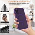 thumbnail image 4 of PLUHKN-for iPhone 13 pro max Case [Compatible with Magsafe]Translucent Matte Phone Cover, [10 FT Military Grade Drop Protection] Slim Durable Shockproof Protective Bumper (Black Magnetic, iPhone 13 p, 4 of 4