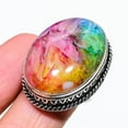 thumbnail image 2 of Rainbow Solar Quartz Gemstone 925 Sterling Silver Jewelry Ring Size 10, 2 of 2
