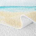 thumbnail image 4 of Erosebridal Summer Slippers Twin Quilt Set, Sea Beach Twin Coverlet Set, Polka Dots Reversible 2pcs, 1 Bedspread and 1 Pillowcase, 4 of 6