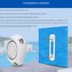 thumbnail image 3 of Luz LED impermeable para piscina al aire libre, 12 V, luz subacuática colorida con control remoto, luz de paisaje montada en la pared para piscina, 3 of 4