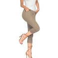 thumbnail image 3 of Women's Butt Lift Super Comfy Stretch Denim Capri Jeans, 3 of 4