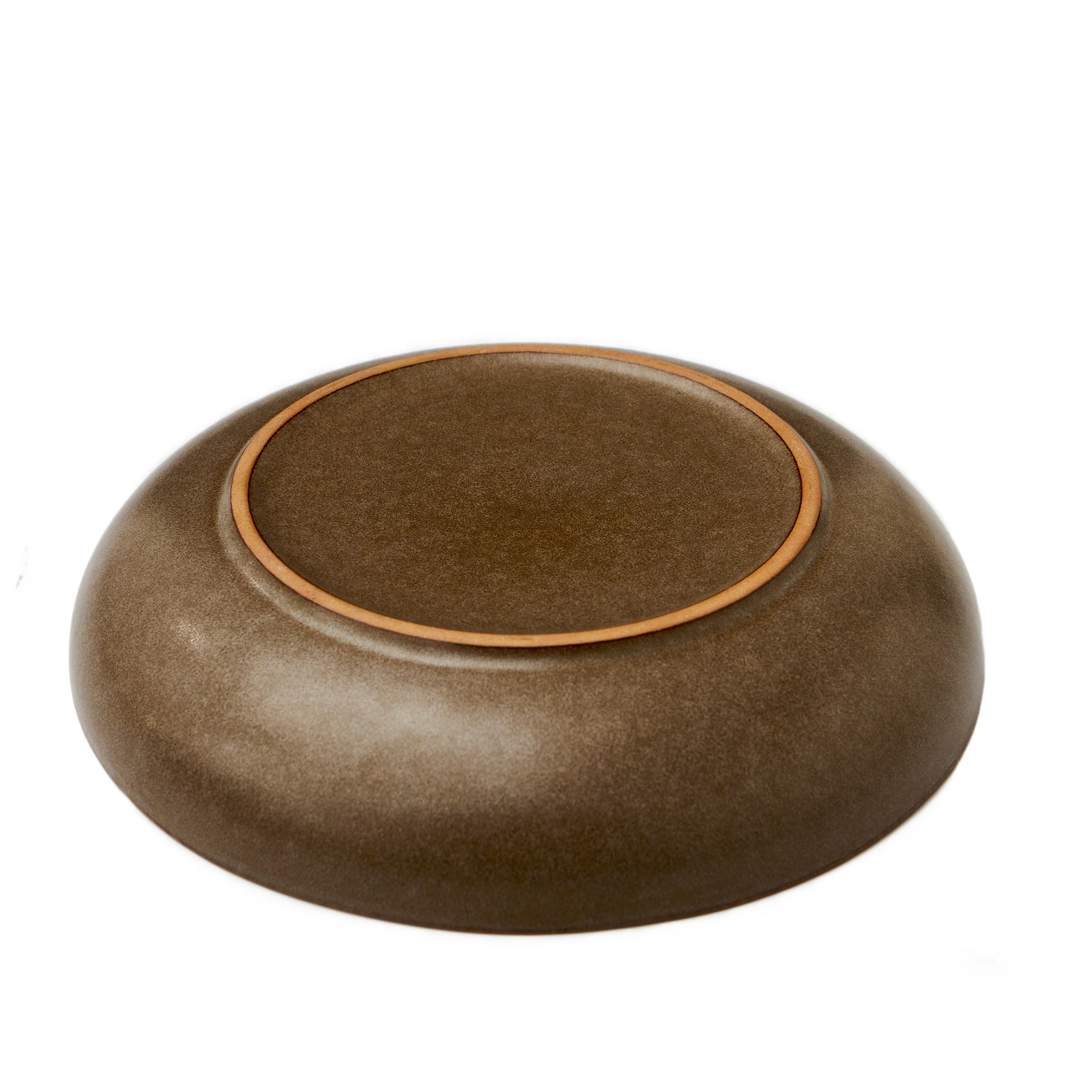 (4 pack) Better Homes and Gardens Banks Brown 8.9-inch Stoneware Dinner Bowl