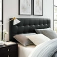 thumbnail image 6 of Modway Lily Full Upholstered Faux Leather and Wood Headboard in Black, 6 of 6