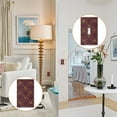 thumbnail image 4 of Yayeee Blank Wall Plate Cover 1-Gang 4.5"x2.7" Home Unused Decorative Outlet, Circular Gold Pattern, 4 of 7