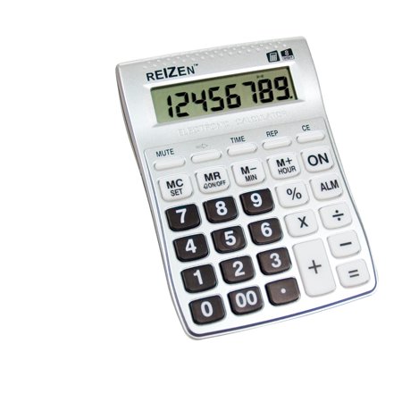 Reizen 8-Digit Talking Calculator with Alarm