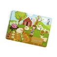 thumbnail image 2 of Vaveren Reusable Sticker Book Quiet Activity Book for Boys Girls Kids Birthday Gifts Ranch, 2 of 8