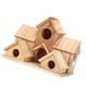 thumbnail image 3 of Wood Bird House Hummingbird Nest Room Decor Courtyard House colgando Cuerva colgante para cardenales de amor Pinches Sparrowbirds Bluebirds, 3 of 9