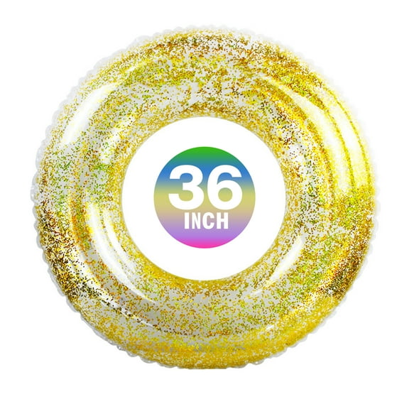 Sophia Tube Glitter Swim Pool Ring Float