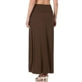 thumbnail image 3 of KOGMO Womens Classic Maxi Skirt with Foldable Wide Waistband (S-3X), 3 of 6
