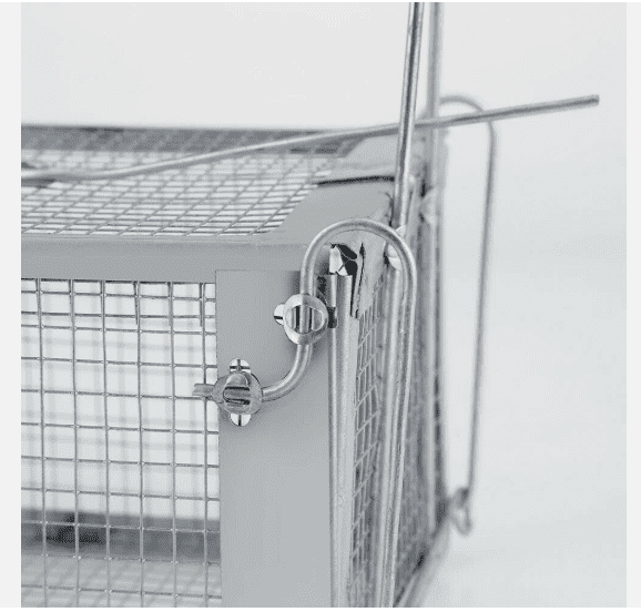 USA Mouse Trap & Rat Trap – Live Catch Rodent Cage Trap, Humane Reusable Easy Set-Up Indoor/Outdoor