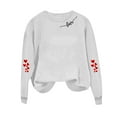 thumbnail image 4 of FDGIU ‌Valentine's Day Shirt Women, Heart Print Long Sleeve T-Shirt with Crew Neck for Valentine's Outfit & Casual Wear, 4 of 6