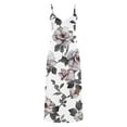 thumbnail image 4 of Qiopertar Robe d'Été Imprimée Décontractée Sans Manches Col en V pour Femmes en Solde Livraison Gratuite à Moins de 5$ jusqu'à 90 % de Réduction, 4 of 5