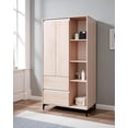 thumbnail image 2 of Closet Ropero, Armario Moderno con Puertas y Cajones, Mueble Organizador para Dormitorio, Diseño Minimalista y Duradero., 2 of 5