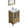 thumbnail image 7 of Vanity Art 24" Single Sink Freestanding Bathroom Vanity Set with Ceramic Top and Mirror, 7 of 7