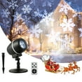 thumbnail image 1 of Gymax Flocon de Neige de Noël Projecteur LED Extérieur Étanche avec Télécommande, 1 of 9