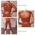 thumbnail image 5 of Leggings con sujetador deportivo, trajes de entrenamiento para mujer, 2 leggings con sujetador de yoga, traje de yoga, diseño de última generación, 5 of 5
