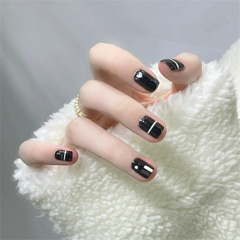 unique short nails
